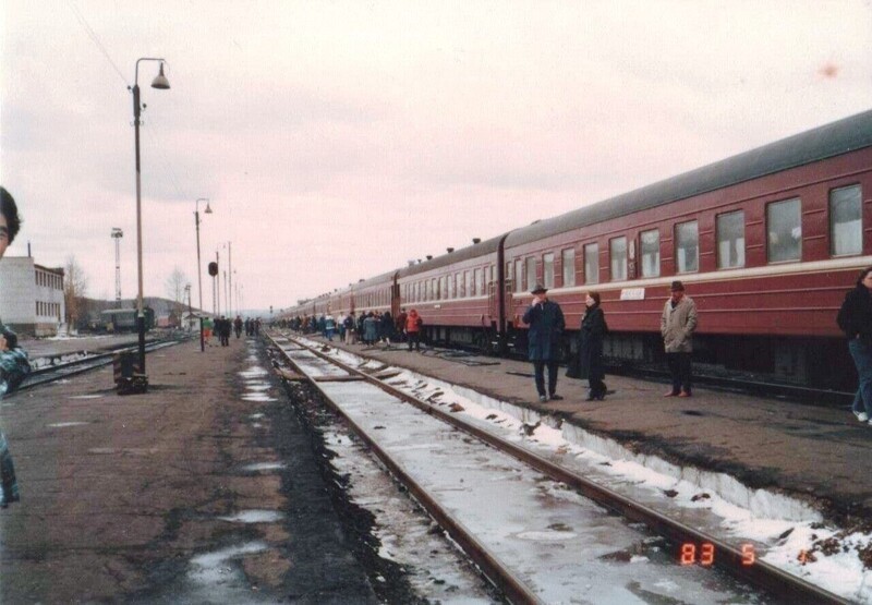 Железнодорожная станция Сковородино. 1 мая