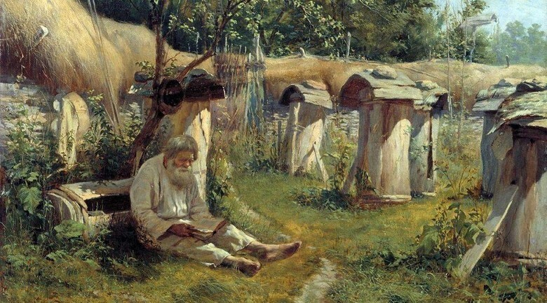 Николай Богатов. Пасечник. 1875 год.