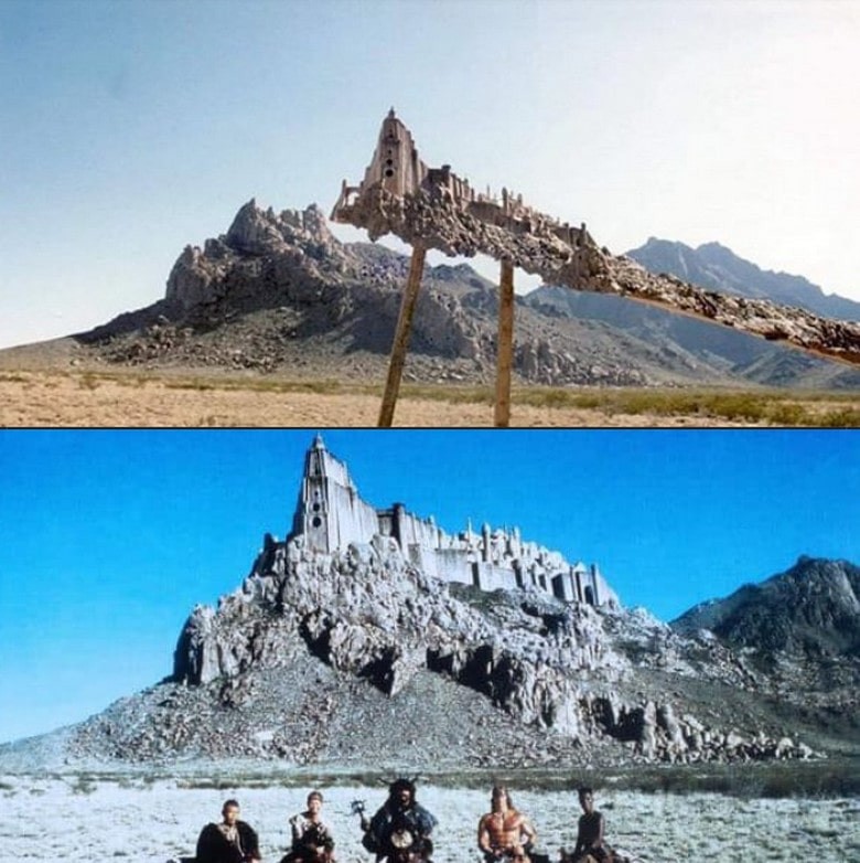Как снималась крепость для фильма «Конан-разрушитель»