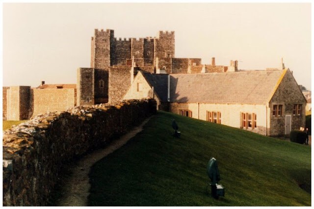 Дуврский замок, графство Кент, Англия, январь 1984