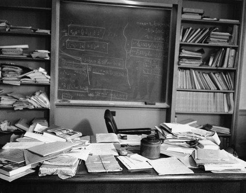 Офис Альберта Эйнштейна. Принстон, Нью-Джерси, апрель 1955 года