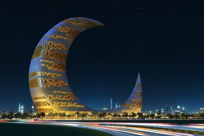 Проект Башни Прлумесяца в Дубае