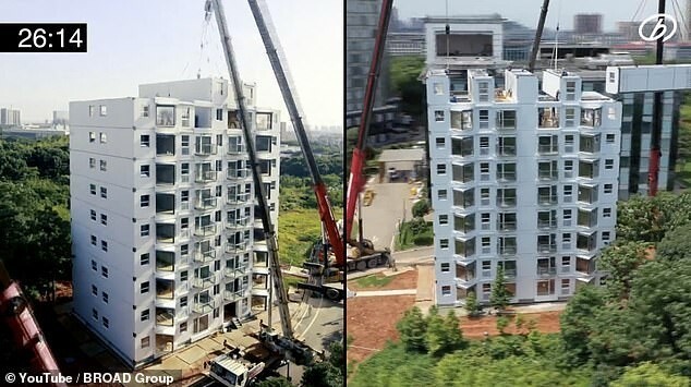 Не увидишь - не поверишь: китайцы строят многоквартирный дом за 29 часов