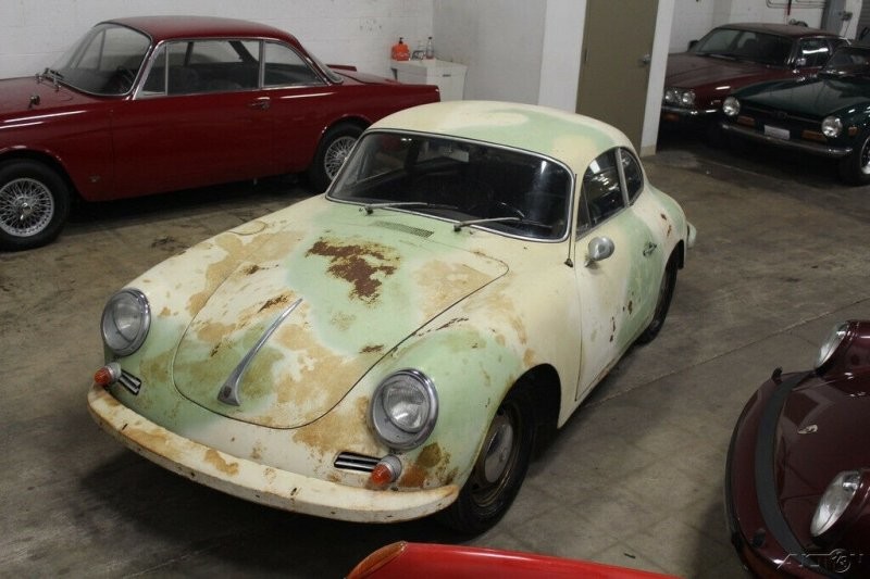 Porsche1963 года, найденный в сарае, простоял 40 лет и все еще способен передвигаться само­стоятельно