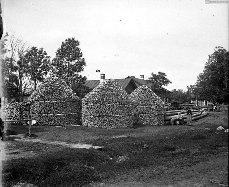 Образцовые домики и жизнь в новгородской деревне в 1913 году