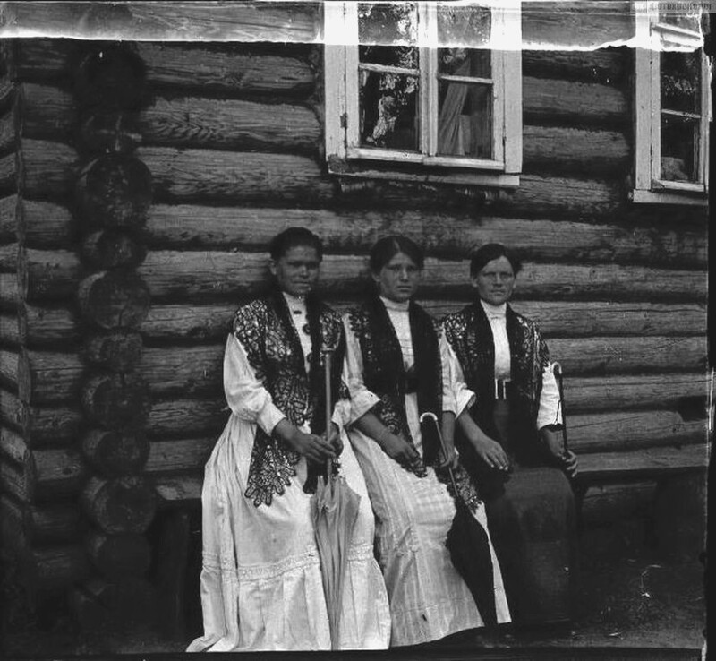 Образцовые домики и жизнь в новгородской деревне в 1913 году