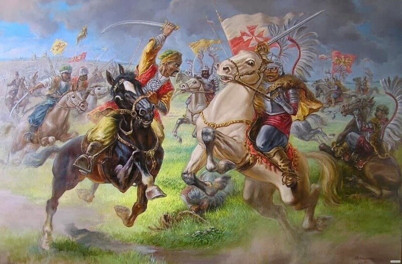 В период с 1648 по 1651 годы гетман Хмельницкий одержал победу в нескольких значительных битвах: под Корсунем, под Пилявцами, и со своим войском дошел не только до Львова, но и дальше – до Замости.