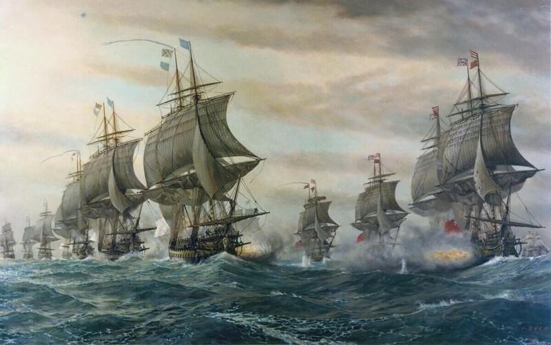 Битва в Чесапикском заливе 5 сентября 1781 года