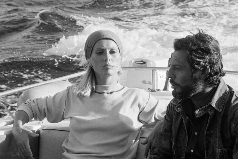 14 июля 1971 года. Катрин Денев и Марчелло Мастроянни на съемках фильма «Лиза» (Liza). Альтернативное название «Сука».