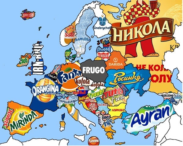 1. Безалкогольные напитки со всей Европы