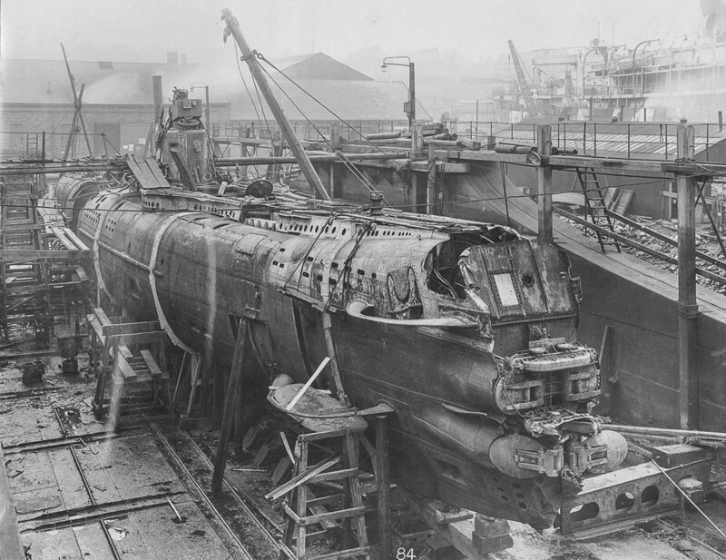 UB-110: редкие фото немецкой подлодки