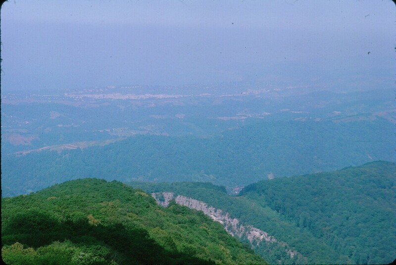 Вид с горы Aхун