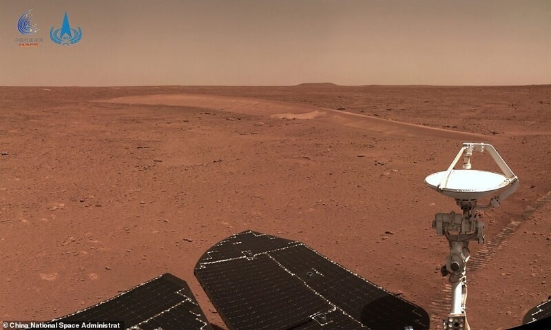 Космическое агентство Китая опубликовало новые снимки Марса