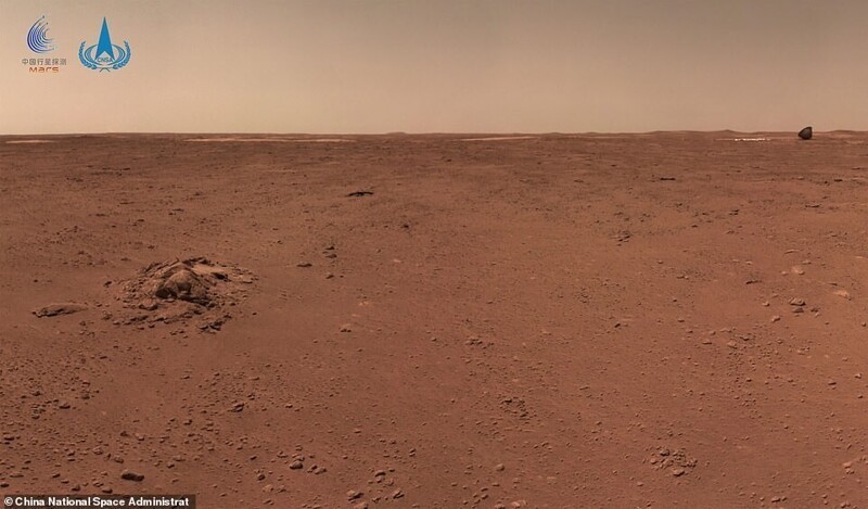 Космическое агентство Китая опубликовало новые снимки Марса