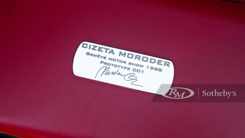 Самый первый экземпляр экзотического суперкара Cizeta-Moroder V16T продадут с аукциона