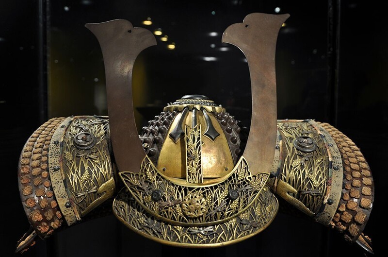 5. Самурайский шлем, принадлежащий клану Мицудаина, около 1730 г.