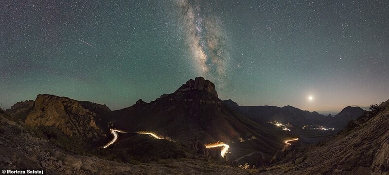 Млечный путь над национальным парком Биг Бенд, Техас