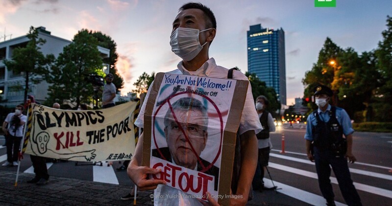 «МОК — убирайся вон!» — Токио охватили масштабные акции протеста