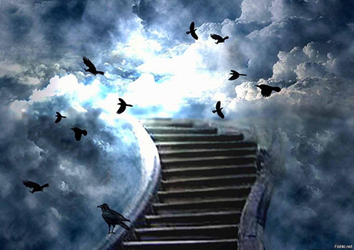 Лестница в небо фото к ангелу фото
