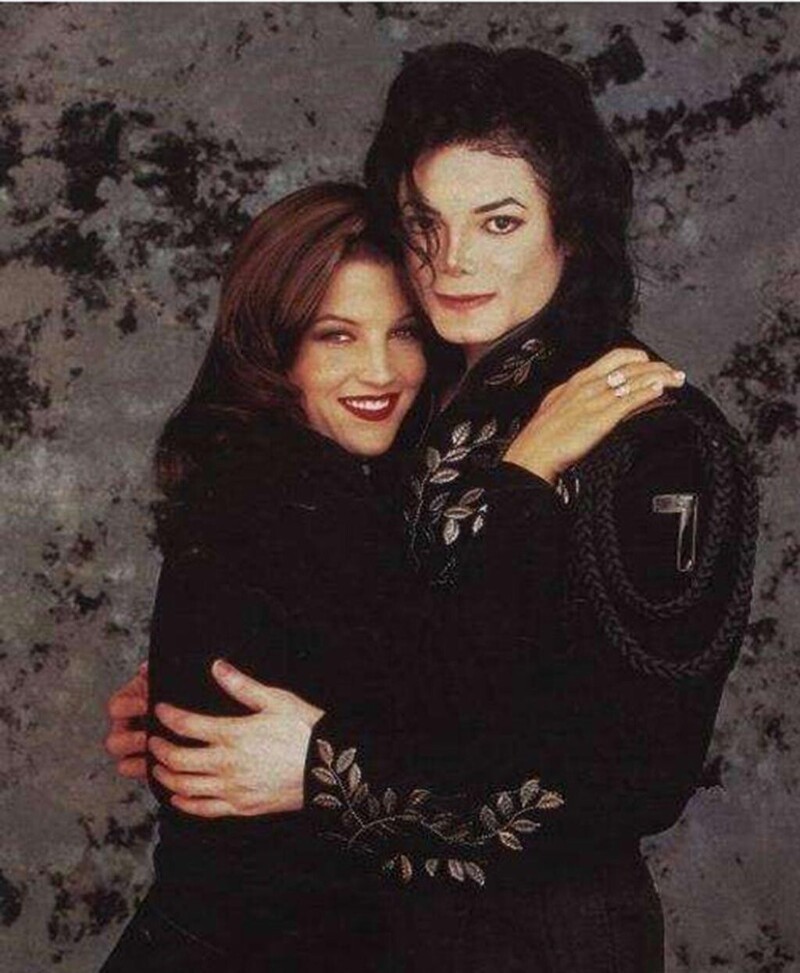 Лиза и Майкл Джексон