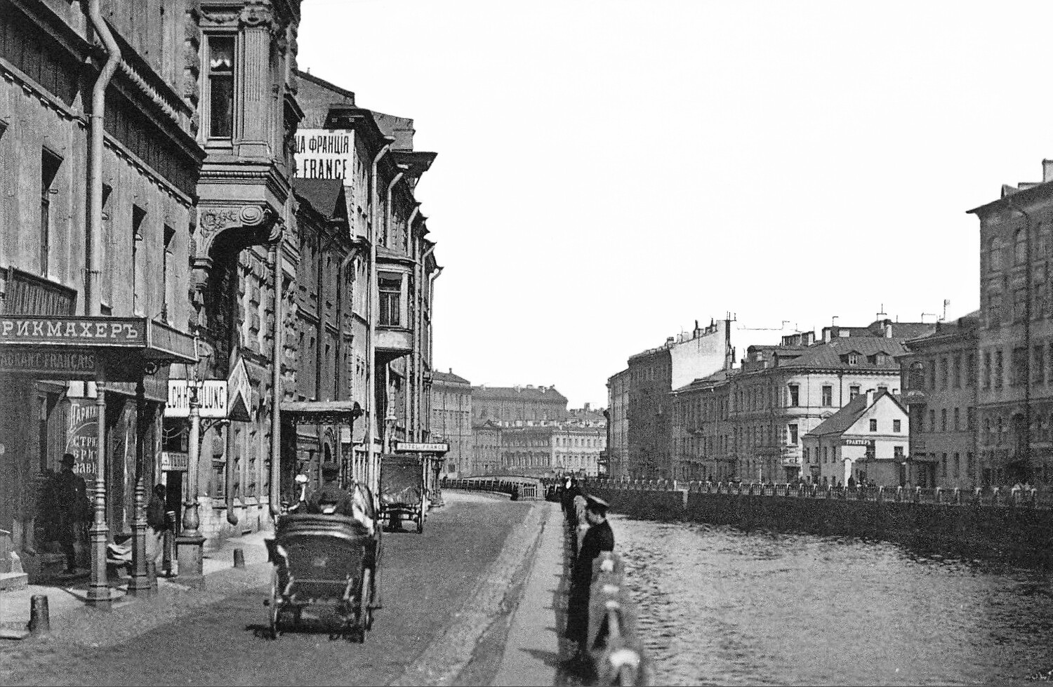 Санкт Петербург начала 20 века канал реки мойки