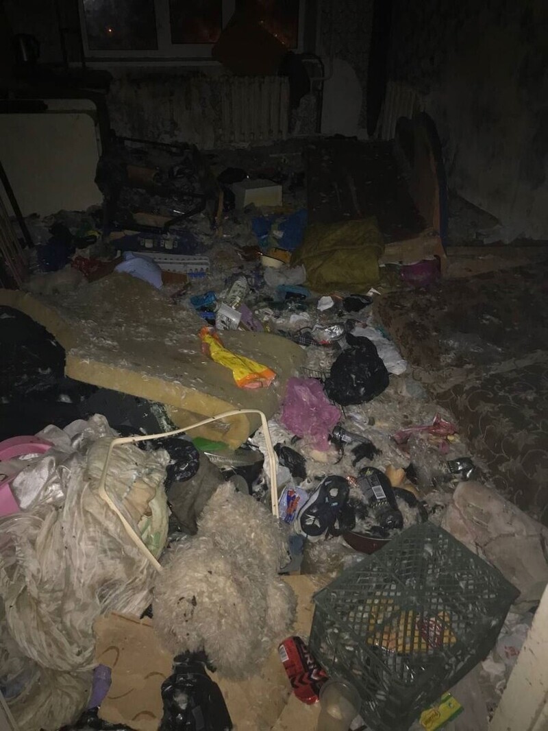 Двух голых детей-маугли обнаружили в заваленной мусором квартире в Ульяновске