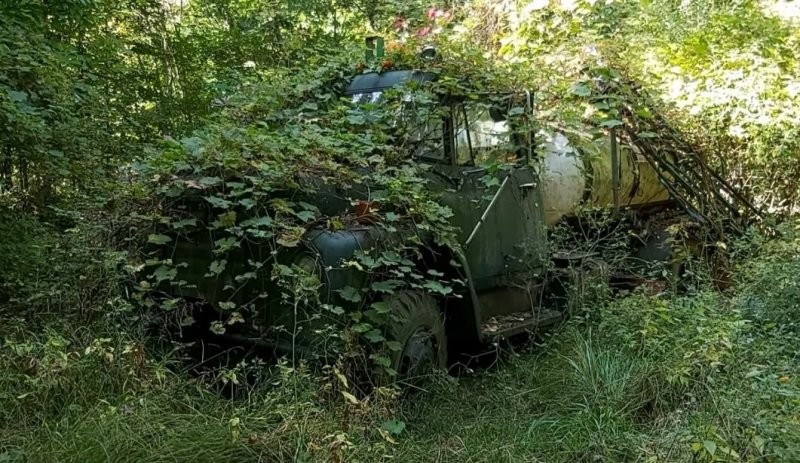 Грузовик 15 лет стоял в лесу: насколько легко оживить такую машину