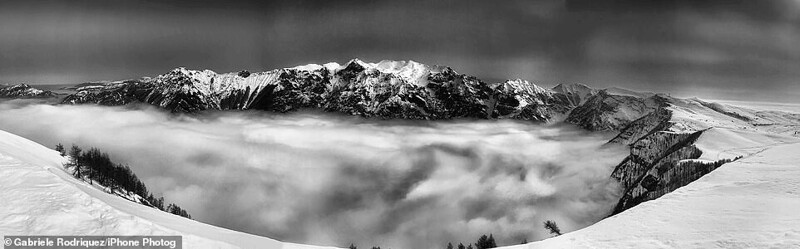 Пейзаж горы Группа делла Карега, Италия. Фотограф Gabriele Rodriquez