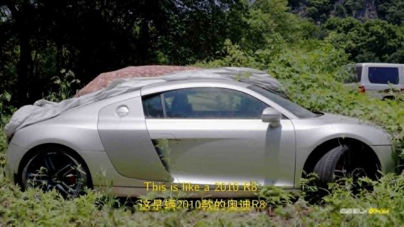 Aston Martin, Corvette, Porsche, Audi в зарослях: кладбище роскошных автомобилей в Китае
