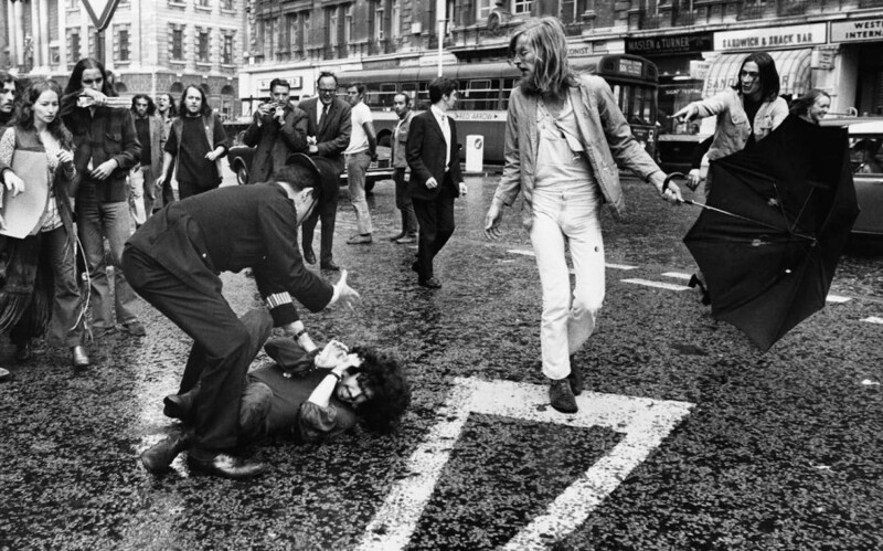 8 августа 1971 года. Лондон. Протесты против приговора редакторам журнала Oz.