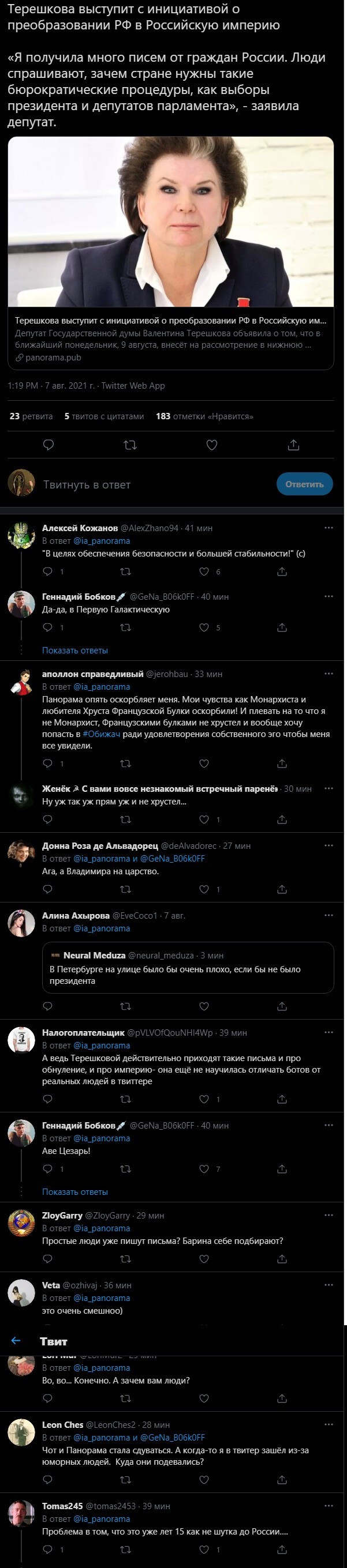 Безумная политота ( Дневной выпуск №8)
