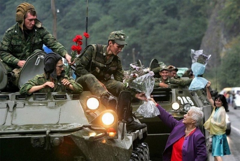 В 2008 году Грузия с одобрения Запада применила армию против гражданского населения
