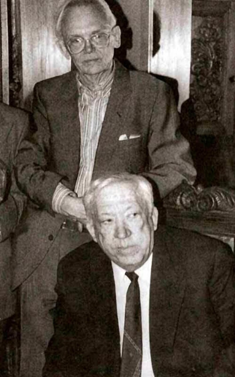 Леонид Гайдай и Юрий Никулин, 1993 год.