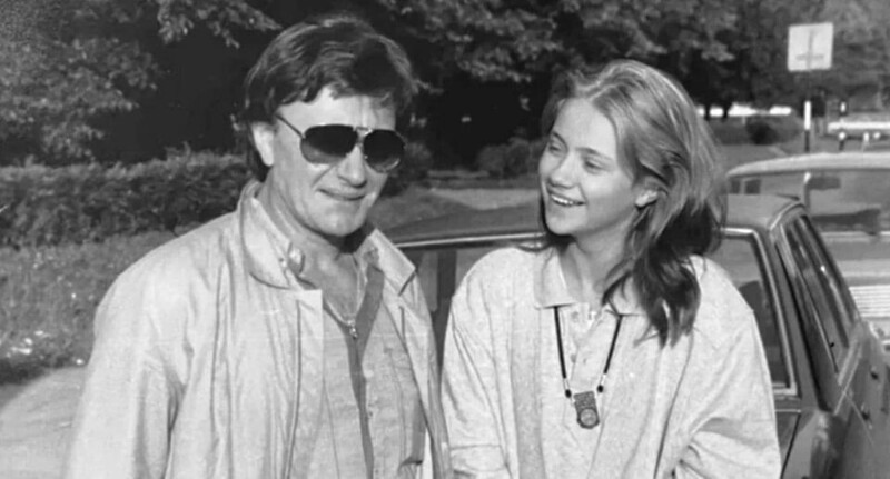 Андрей Миронов с дочкой. Последняя фотография, Рига. 1987 год
