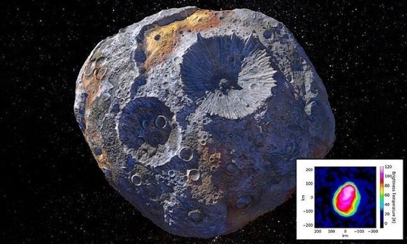 НАСА отправит миссию к астероиду, который полон драгоценных металлов