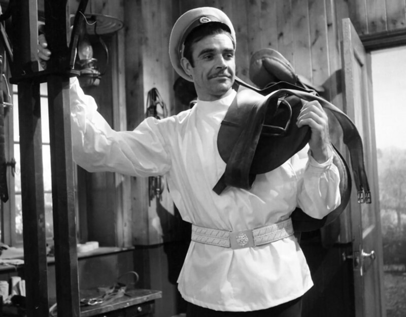Шон Коннери в роли Вронского в телефильме Би-би-си "Анна Каренина",1961 год