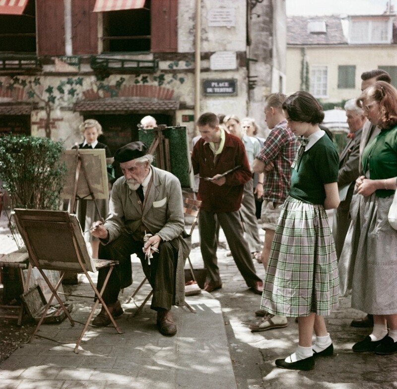 Париж, Монмартр, 1952 год