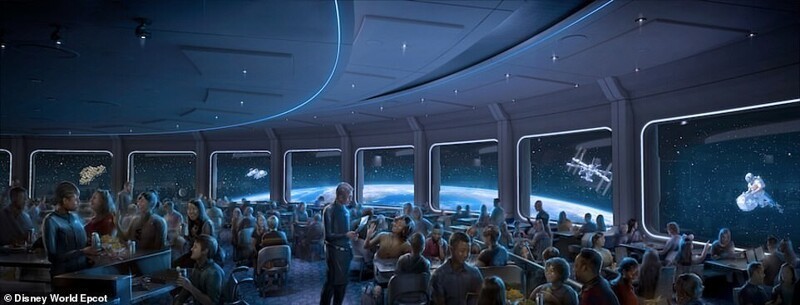 Диснейлэнд открывает космический ресторан