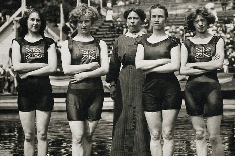 Британская женская команда по плаванию на Олимпийских играх в Стокгольме, 1912 год