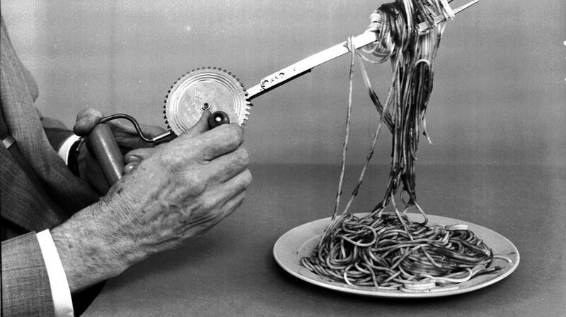 Механическая вилка для спагетти. США. 1955 год.