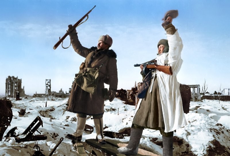 Освобождение Сталинграда | Сталинград, февраль 1943 г.
