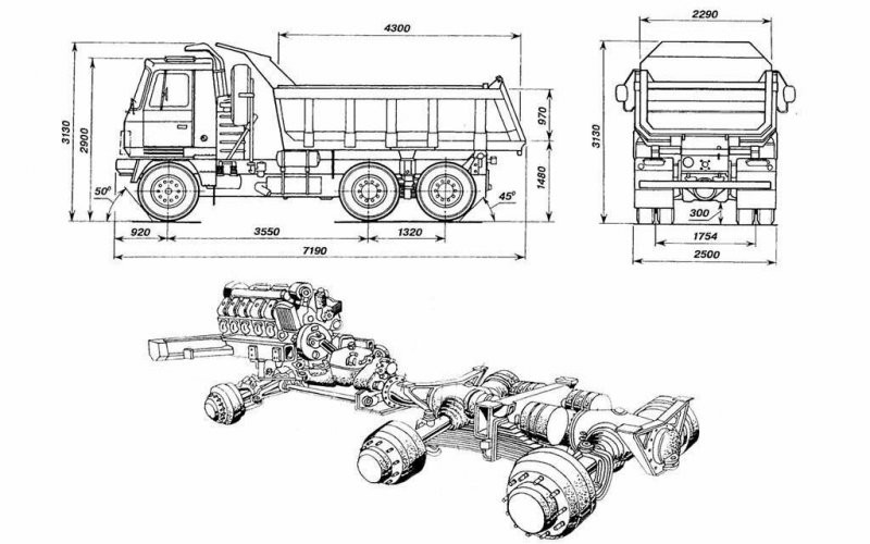 Ходовая часть Татра 815