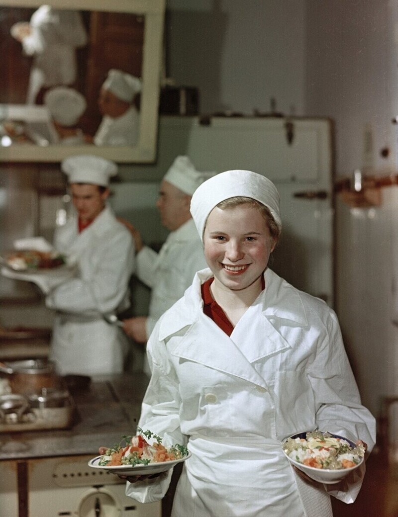 Москва, школа кулинарного ученичества, Лида Пескова, 1958 год
