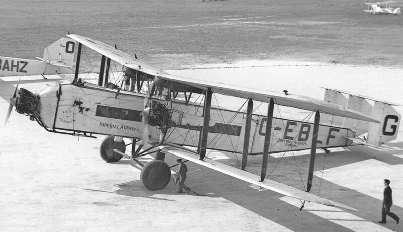 Это Armstrong Whitworth AW.154 Argosy, свой первый полёт машина совершила в 1926-м году