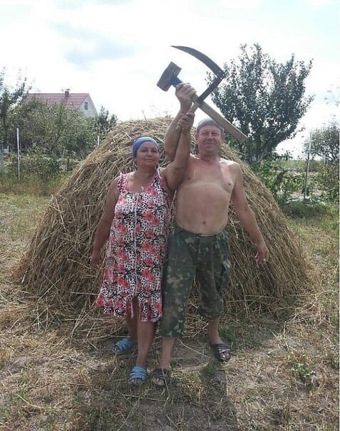 Село на выборы готовится. Не агитация..