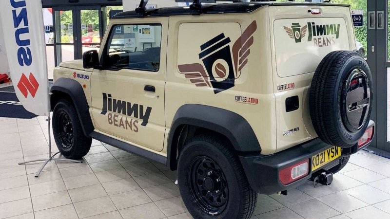 Suzuki Jimny превратили в полноценную мобильную кофейню