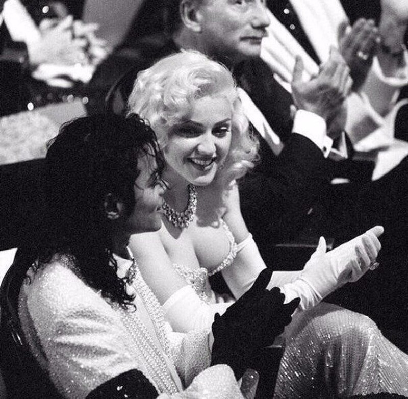 Майкл Джексон и Мадонна на вручении премии Оскар, 1991 год
