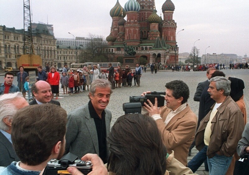 Жан-Поль Бельмондо в Москве, 1989 год