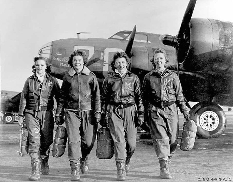 Женщины-пилоты бомбардировщика B-17. 1941 – 1945 год