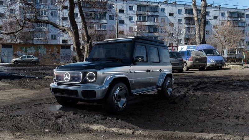 Как выглядели бы современные концепты Mercedes в российских реалиях